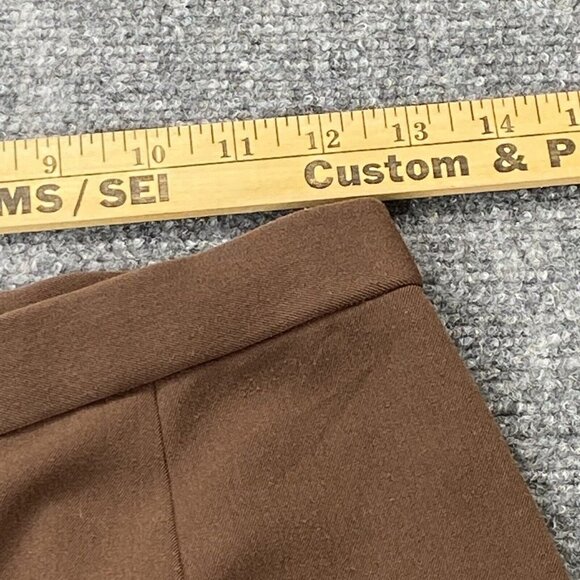 Dialogue Pant Suit Womens 4 Brown 2 Pc New Language of Style Brown Jacket Pants - Picture 15 of 16